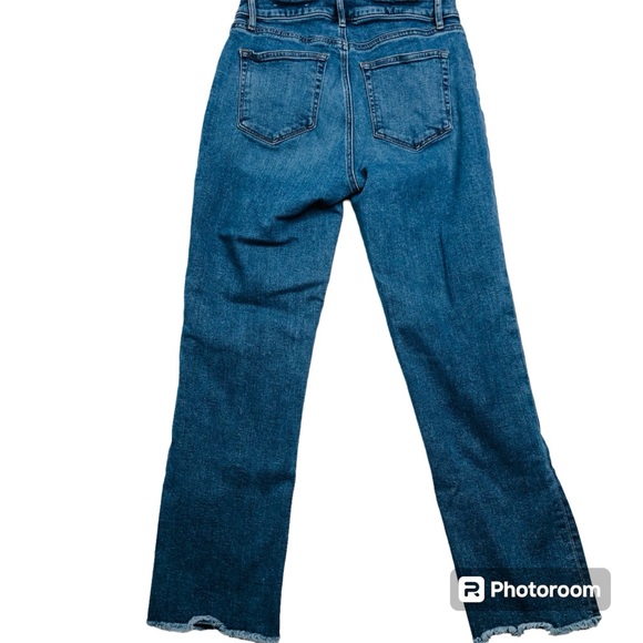 Loft Outlet Curvy Straight Blue Jeans | Size 0 - Picture 2 of 7